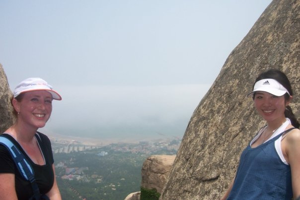 Climbing up Laoshan