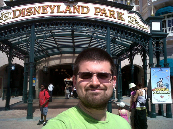 Frank McGuinness at Disneyland Paris