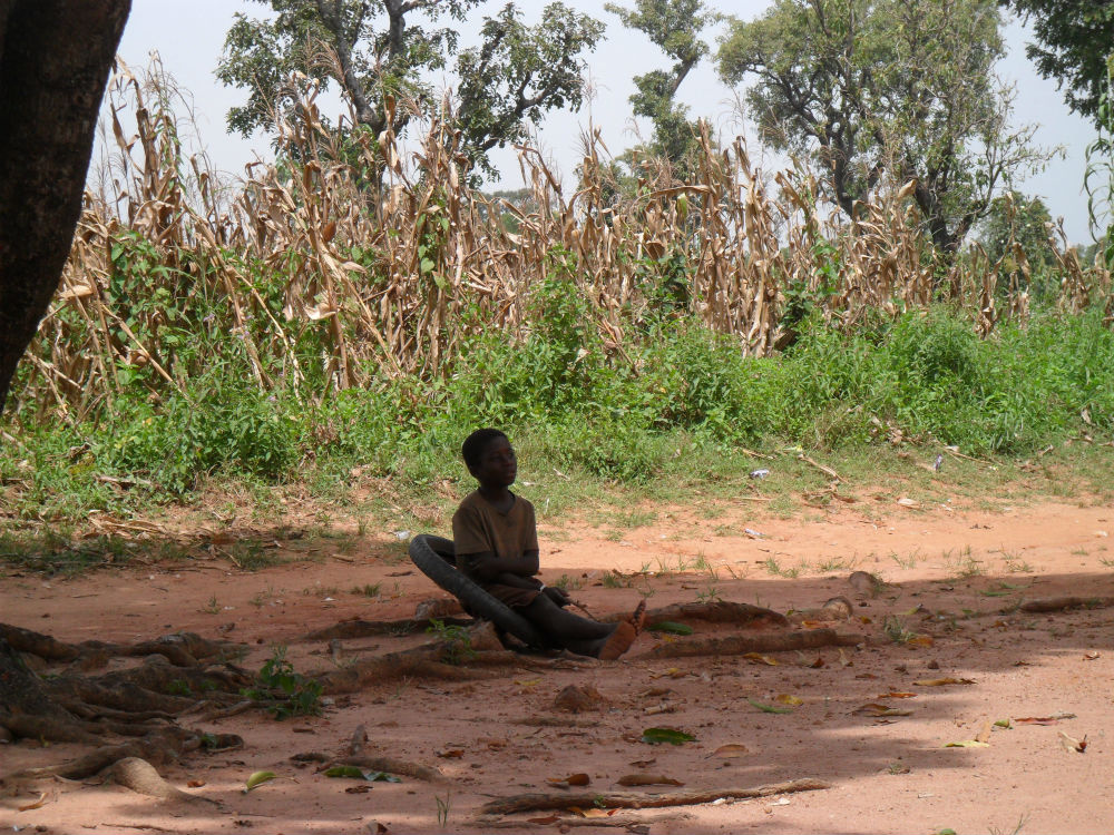 A boy in Pantaki