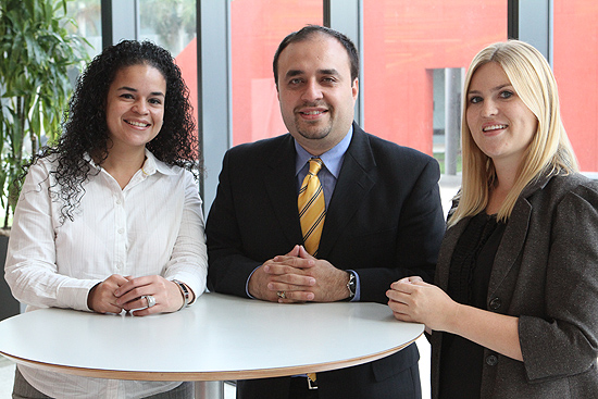 Naomi Hutchinson-Salazar, Jairo Ledesma and Lauren Shalom