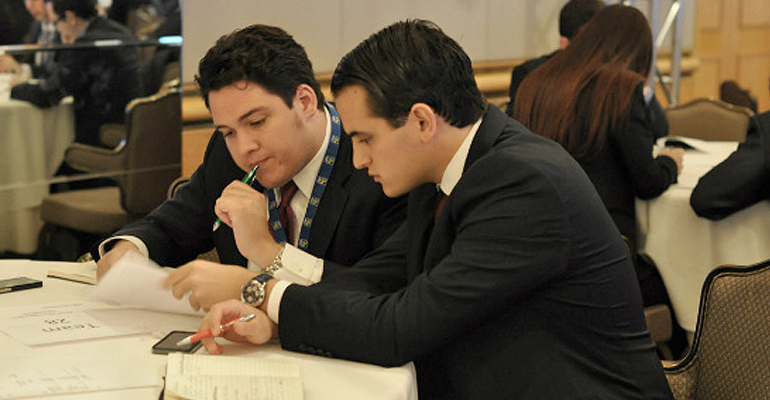 Snow and success: FIU Business students capture third place in Vancouver trading competition.