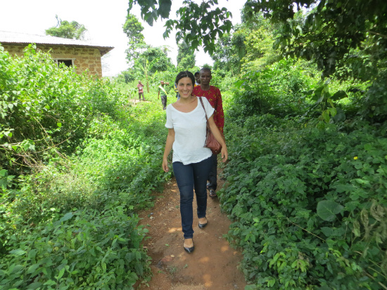 Enjoying a wonderfully informative cocoa farm visit with my colleague Effiom, where we learned about agricultural value chain development in rural Osun State