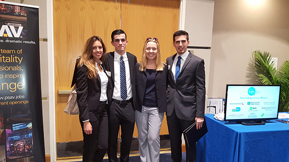 (Left to right): Coralia Arias, Santiago Leal, Anna Pietraszek and Jose Barandiaran