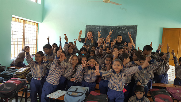 School in the northern Indian village of Bandhwari