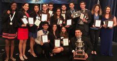 Top Row: Delissa Campbell, Julieta Rodrigo, Madeleine Rabi, Yainely Castillo, Hasmaik Estevez, Gabriel Consentino, Karina Hleuka, Alexander Alonso, Michael Angrand, Daniel Weiland, Carolina Chavez, Elizabeth Alvarez. Bottom Row: Lawrence Whorrie, Marisel Lavizzari, Angela Gonzalez, Albert Amaya.