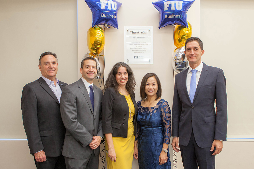 FIU College of Business names KPMG Classroom.