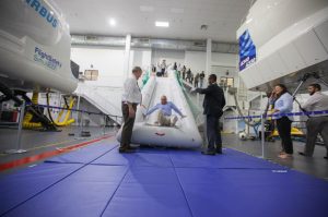 FIU Student at Airbus Training center