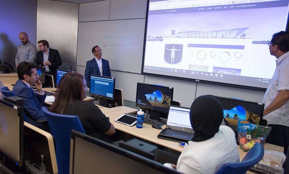 Data analytics is one of the defining business tools of the 21st century. FIU Business' ATOM Think Tank, which stands for Analytics, Technology Consulting and Operations Management, is FIU's first faculty technology consulting service and provides experiential learning opportunities for students.