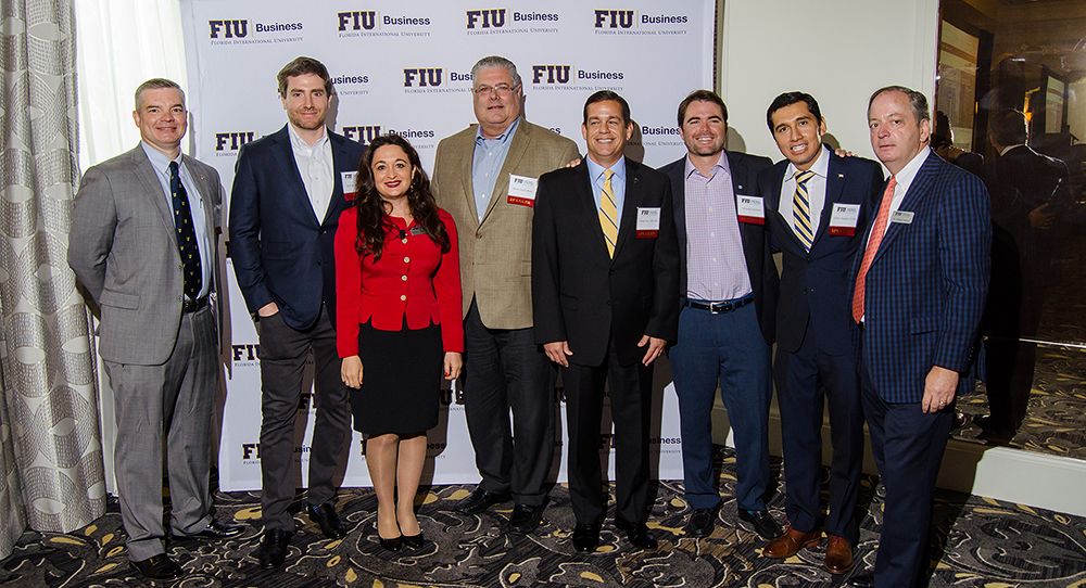 From left to right: Ed Redlich, Gian Carlo Alsono, Suzanne Hollander, Ford Gibson, George Pino, Sebastian Juncadella, Edison Vasquez, Bill Hardin