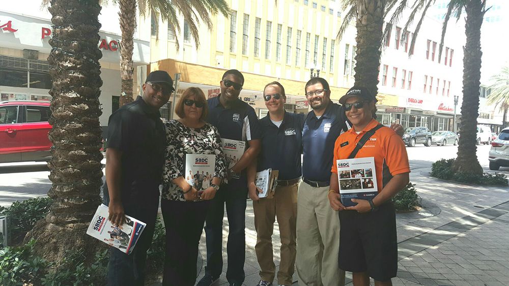 Miami DDA-SBDC at FIU canvassing team.