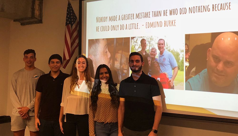 The MACtown team (left to right): Reginald Paul, Andres Barreto, Maria Molinas, Amanda Jimenez, Henry Gomez.