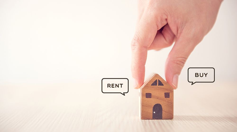 Renting a home may be wiser than buying, the latest BH&J Buy vs. Rent Index shows.