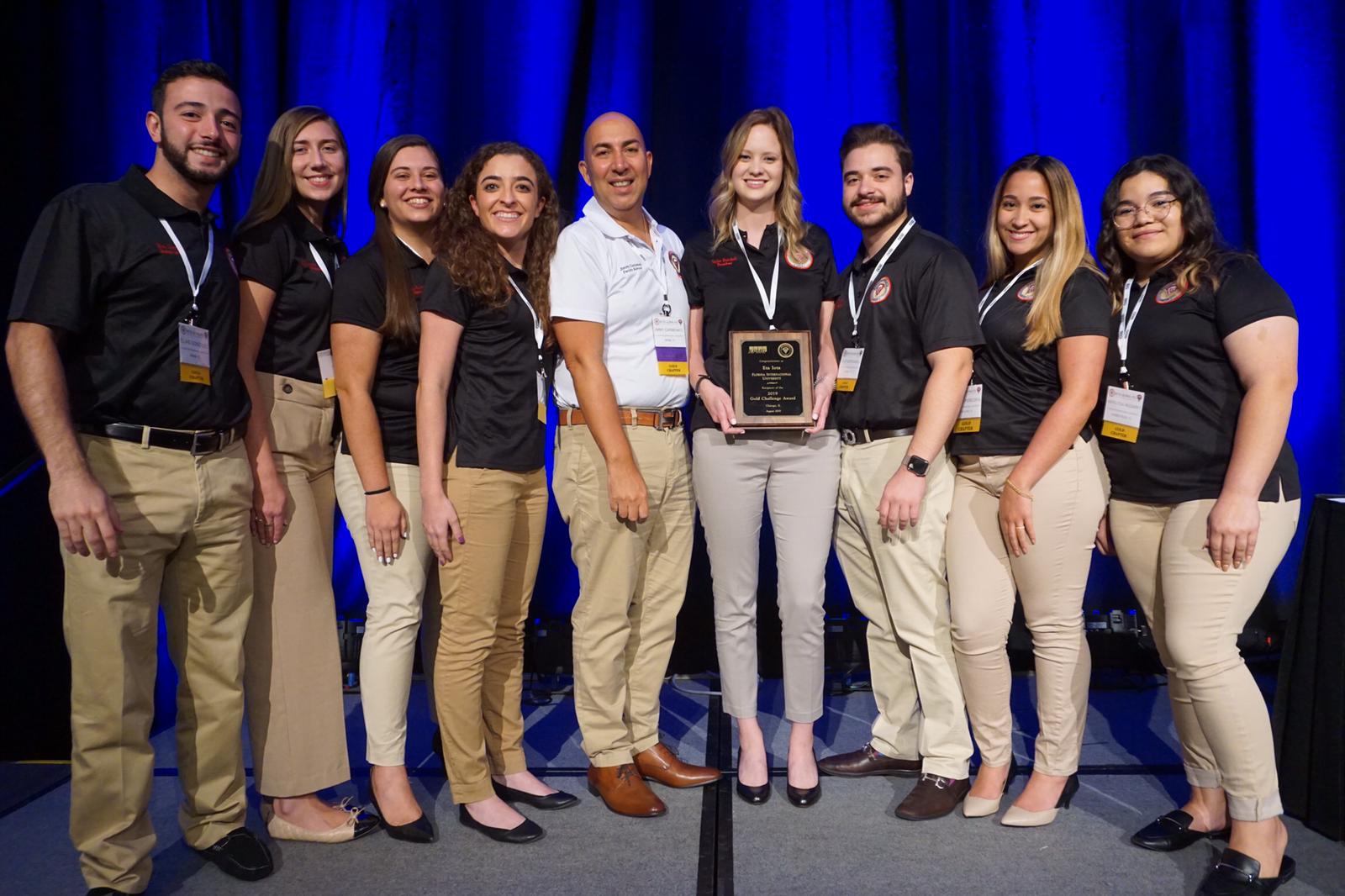 BAP officers with advisor Jimmy Carmenate