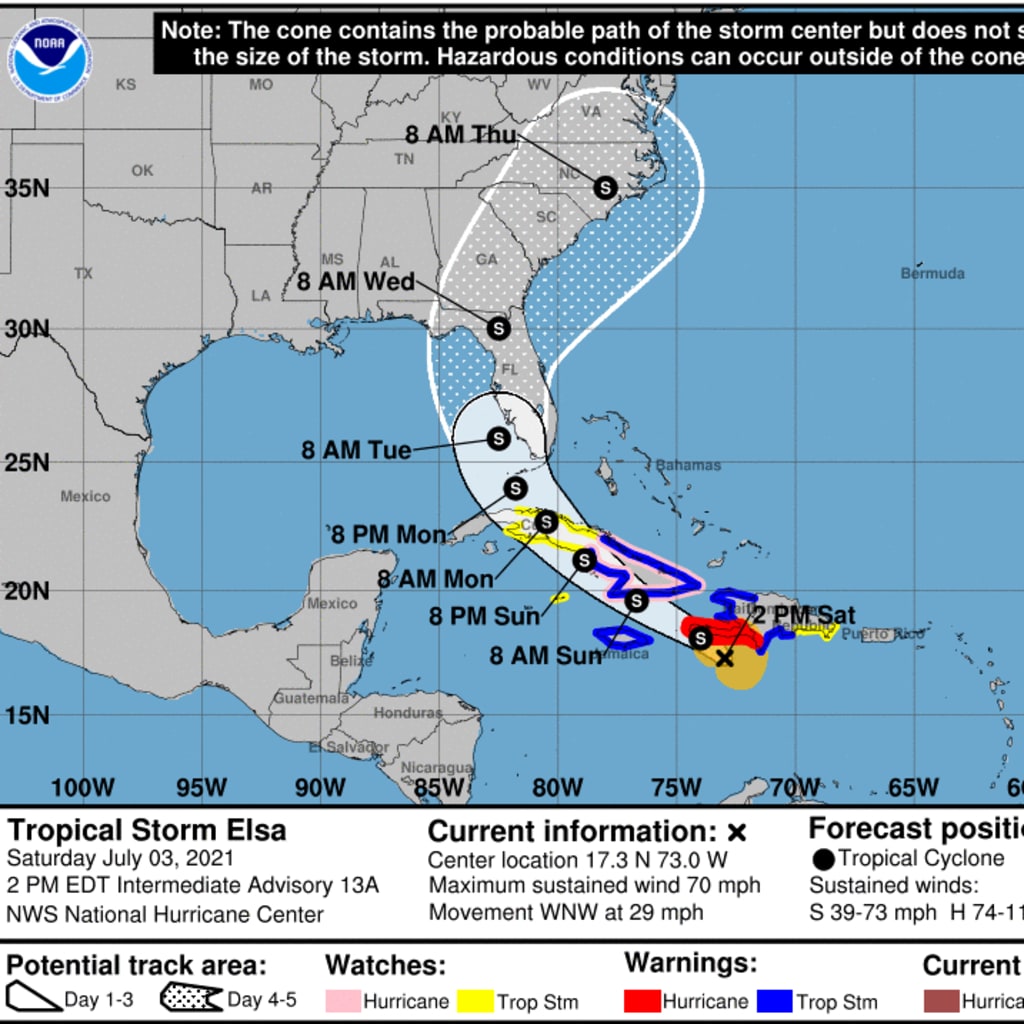 Tropical Storm Elsa